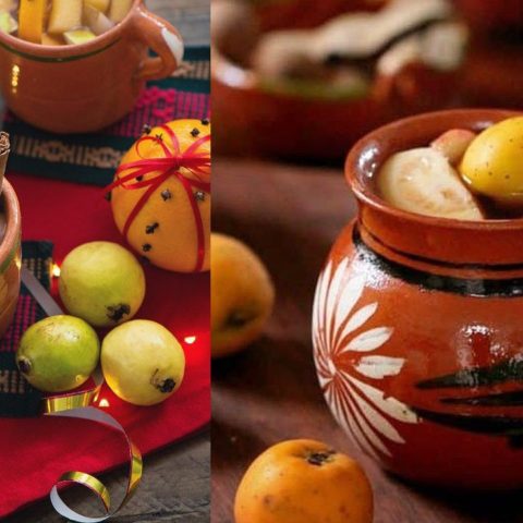 tomar ponche en Navidad