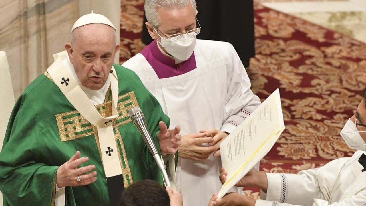 misa de papa francisco del 24 de noviembre