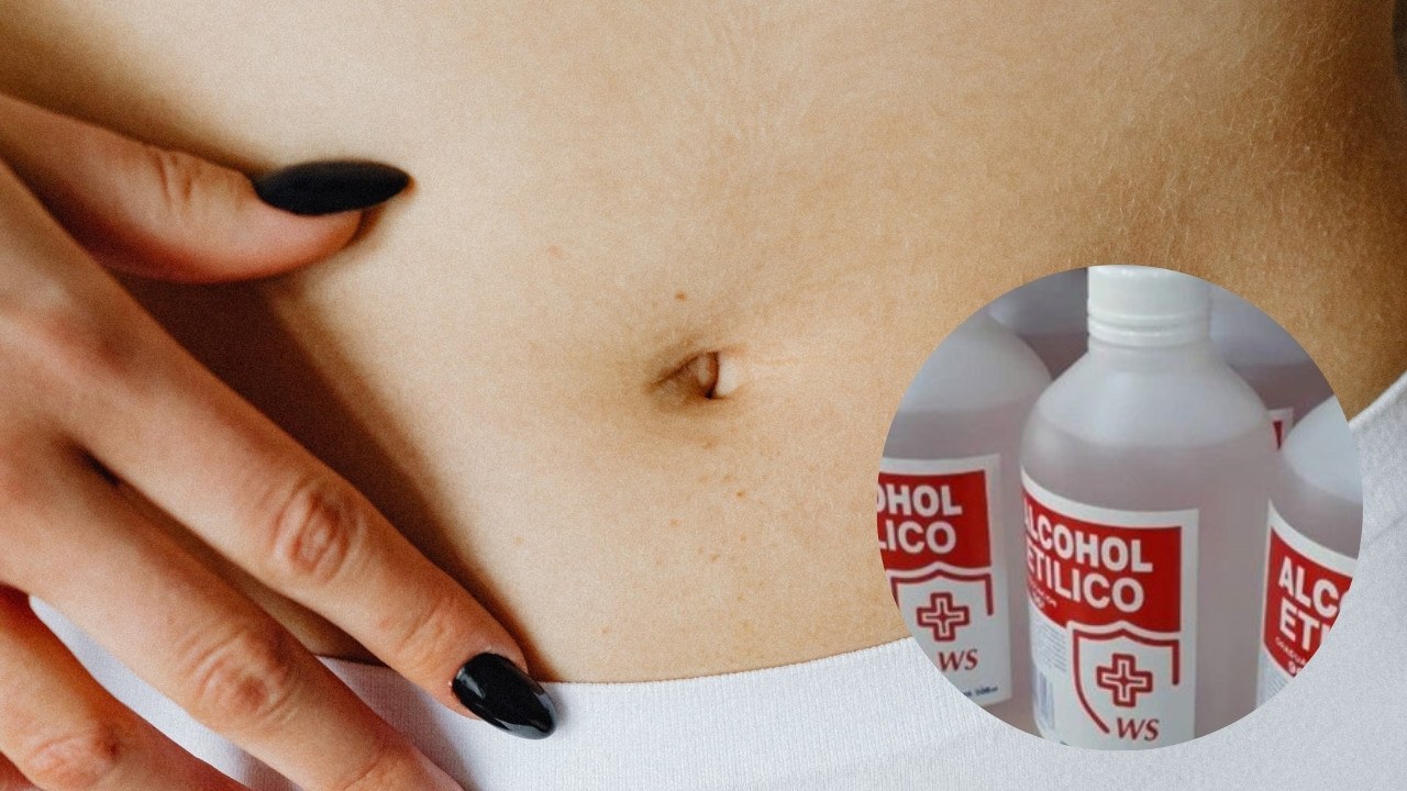 es bueno aplicar alcohol en ombligo