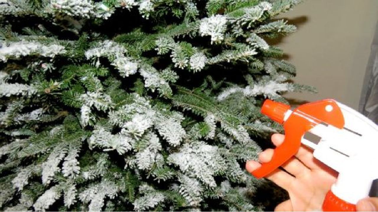 como hacer nieve artificial casera