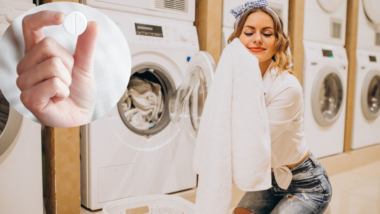 Aspirina para blanquear la ropa percudida