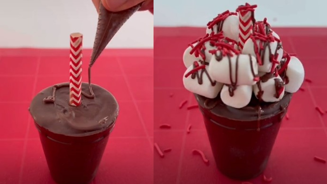 Como hacer bombas de chocolate en vasitos