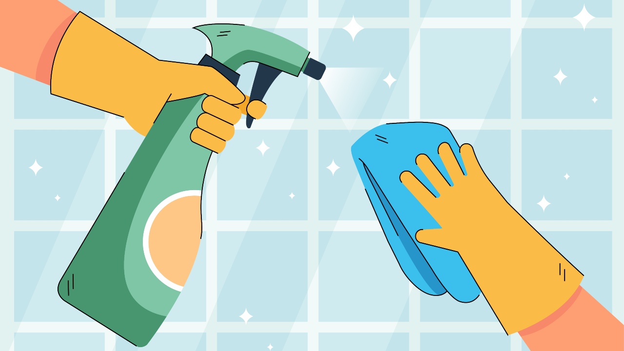 como limpiar los azulejos del baño para que queden brillantes