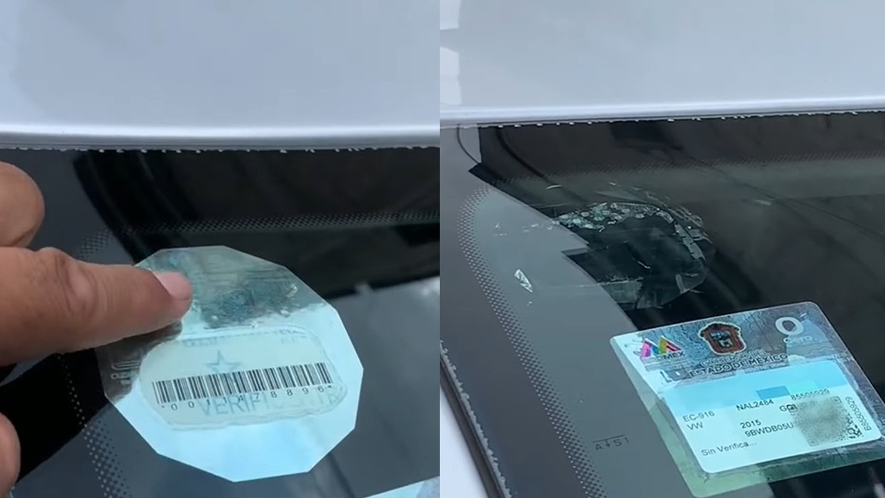 como quitar calcomanías del vidrio del carro
