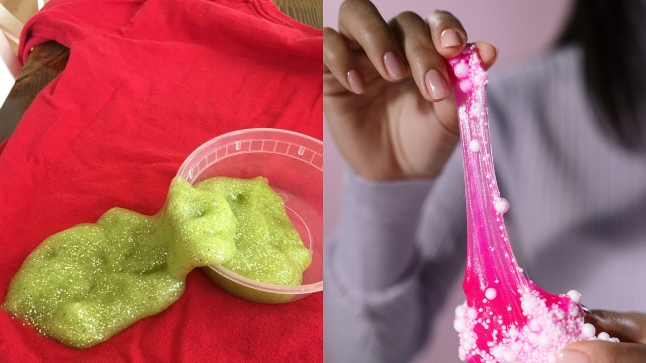 como quitar manchas de slime