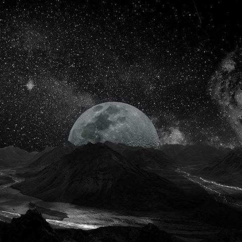 cuando y como ver el beso de la Luna y Marte