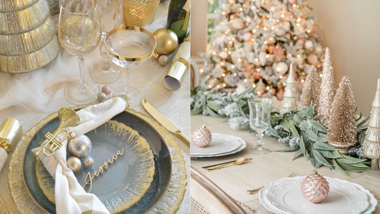 Ideas mesas decoradas año nuevo