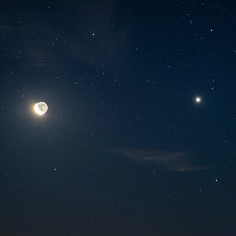 La Luna y Venus se besarán, cuándo y cómo