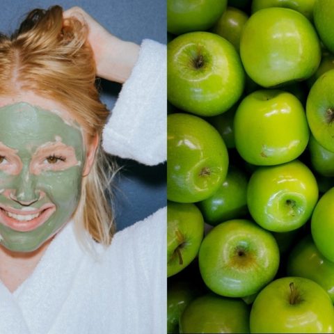 mascarilla hidratante de manzana