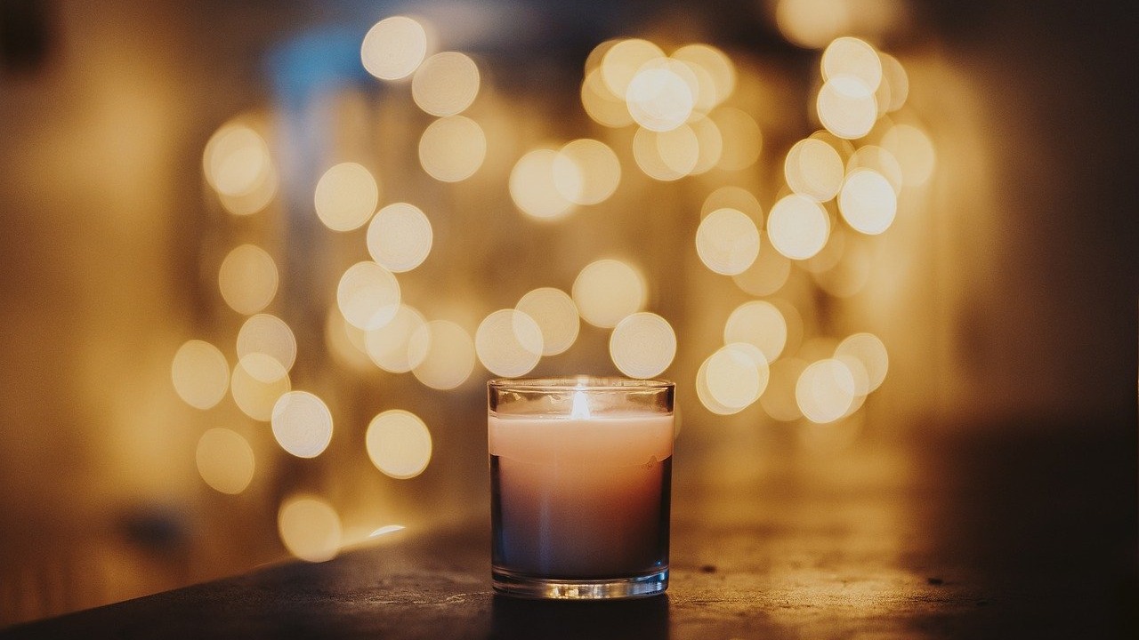 velas con aceite reciclado