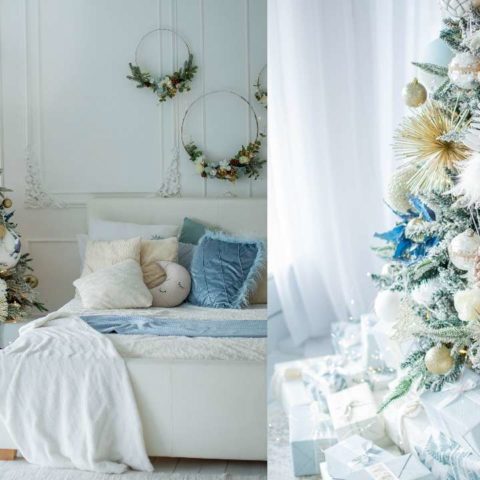 arbol de Navidad blanco