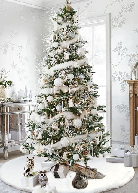 arbol de Navidad escarcha