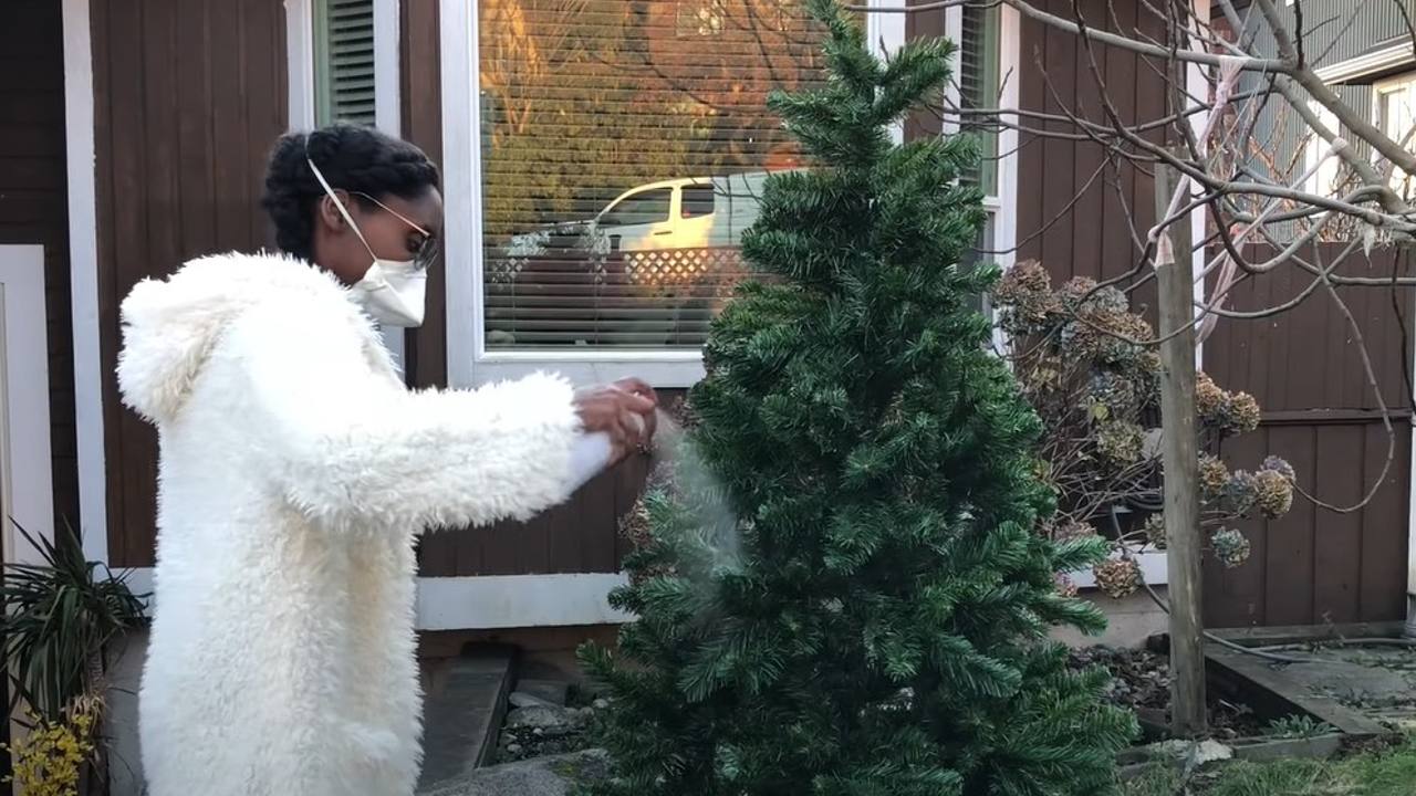 como pintar un arbol de navidad