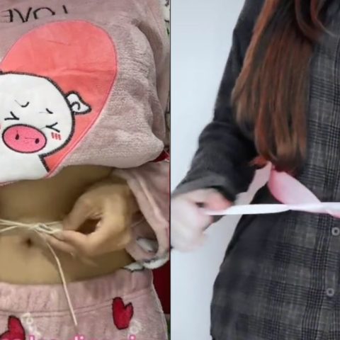 atarse hilo en la cintura