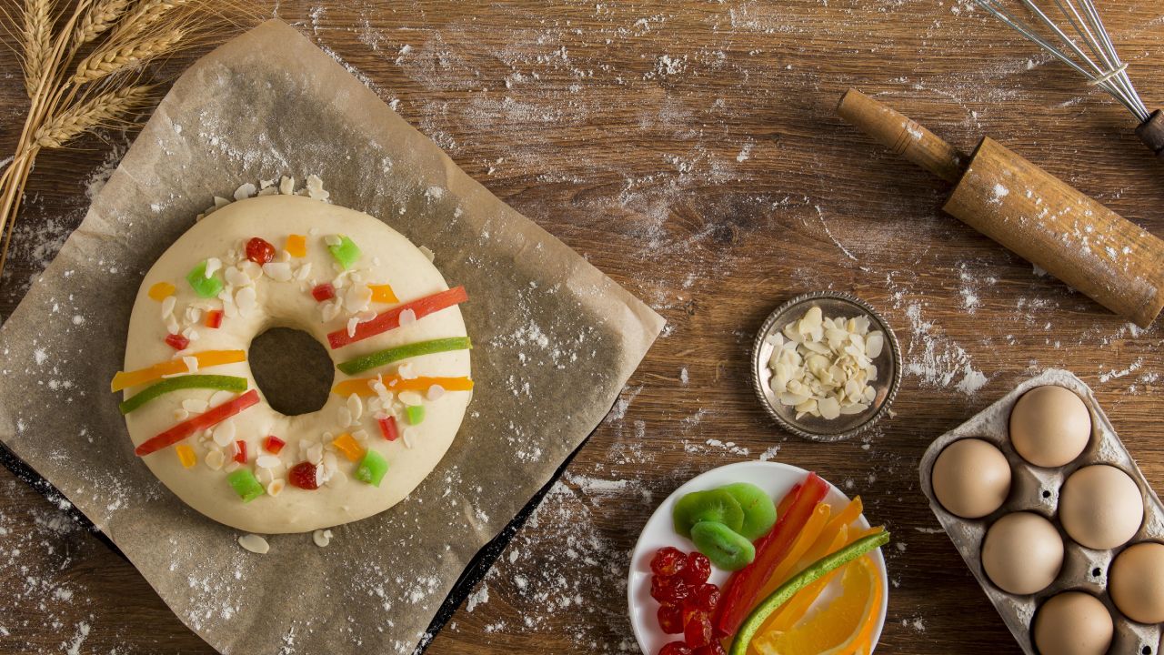 calorías rosca de reyes