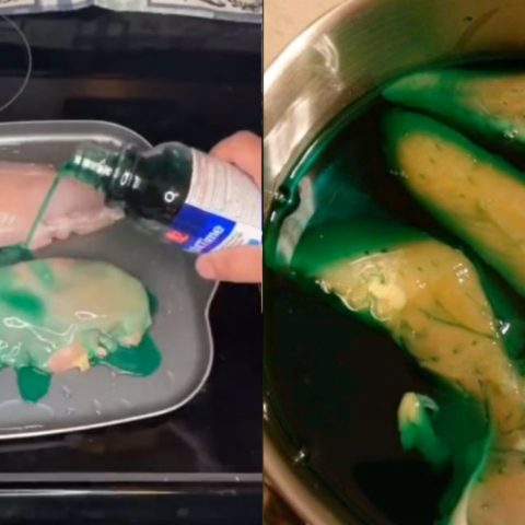 Cocinar pollo con jarabe para la tos