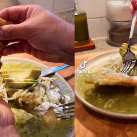 como hacer chilaquiles rellenos de queso con salsa verde