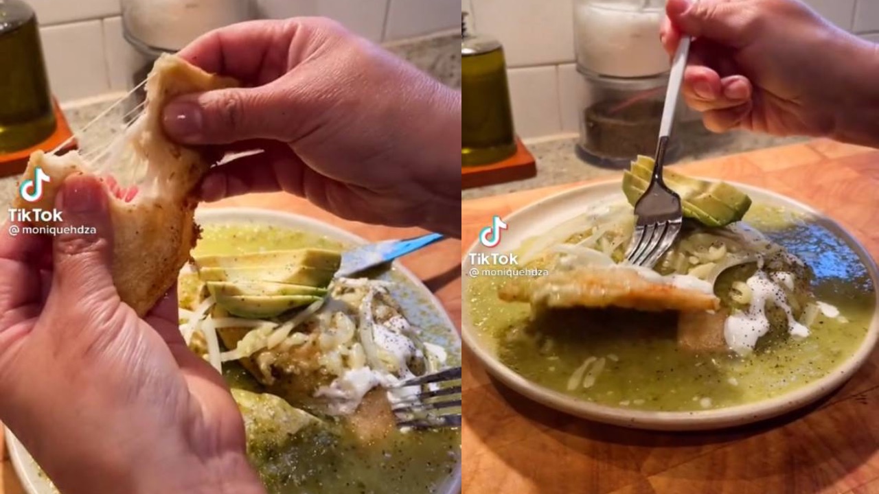 como hacer chilaquiles rellenos de queso con salsa verde