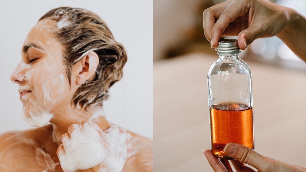 como hacer shampoo con tinte