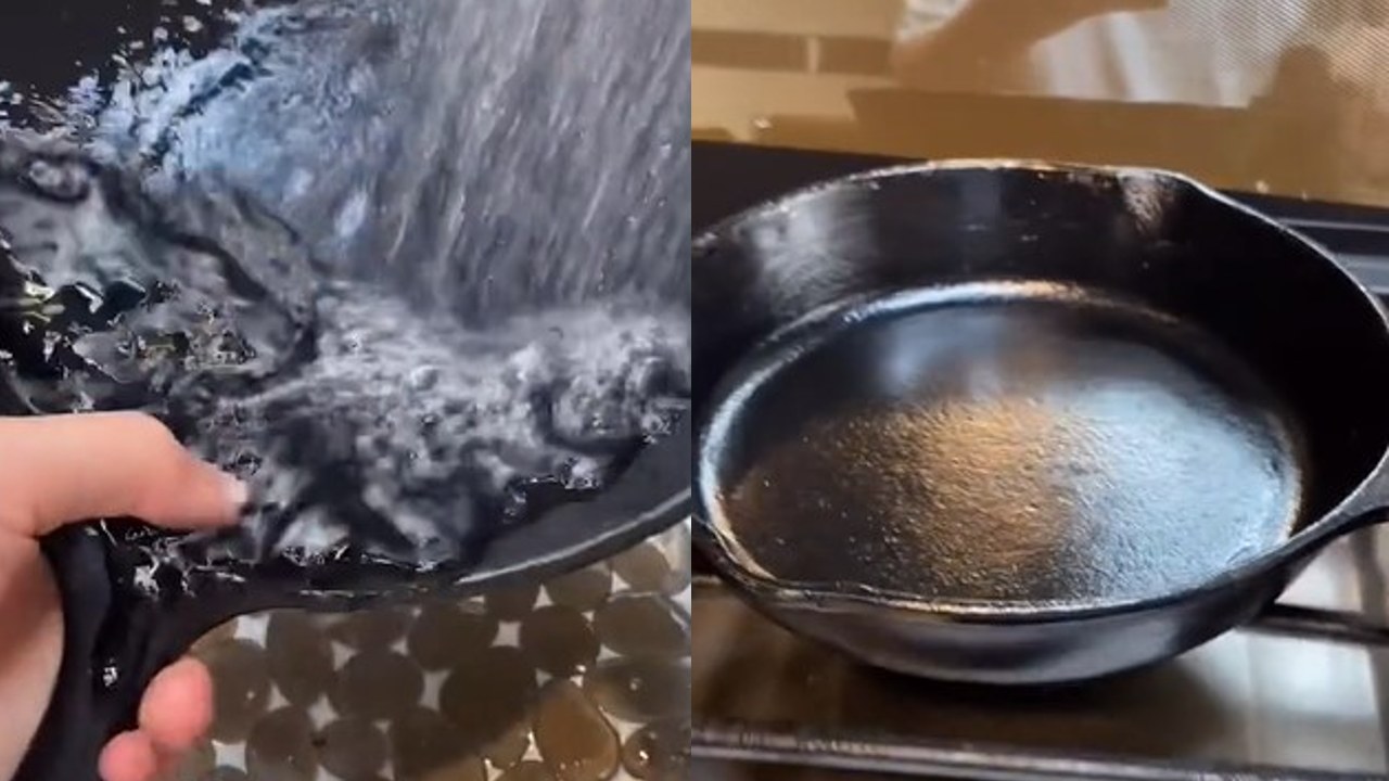 Como lavar los sartenes de hierro