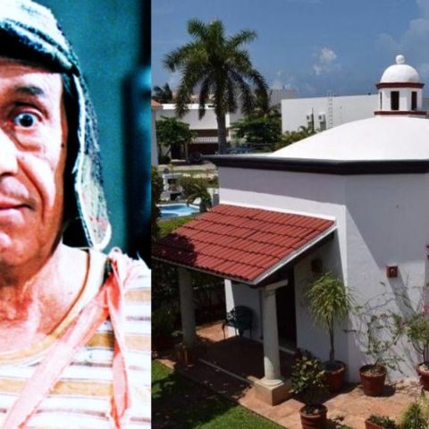 lujosa mansion en la que Roberto Gomez Bolanos