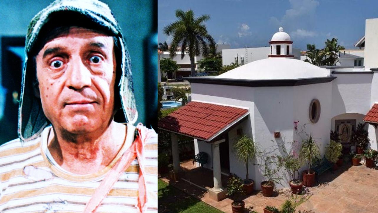 lujosa mansion en la que Roberto Gomez Bolanos