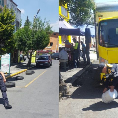 Denunciar si aparta lugares en la calle