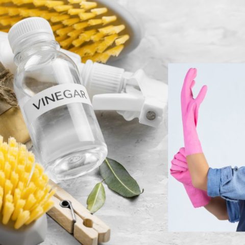 guantes limpieza con vinagre