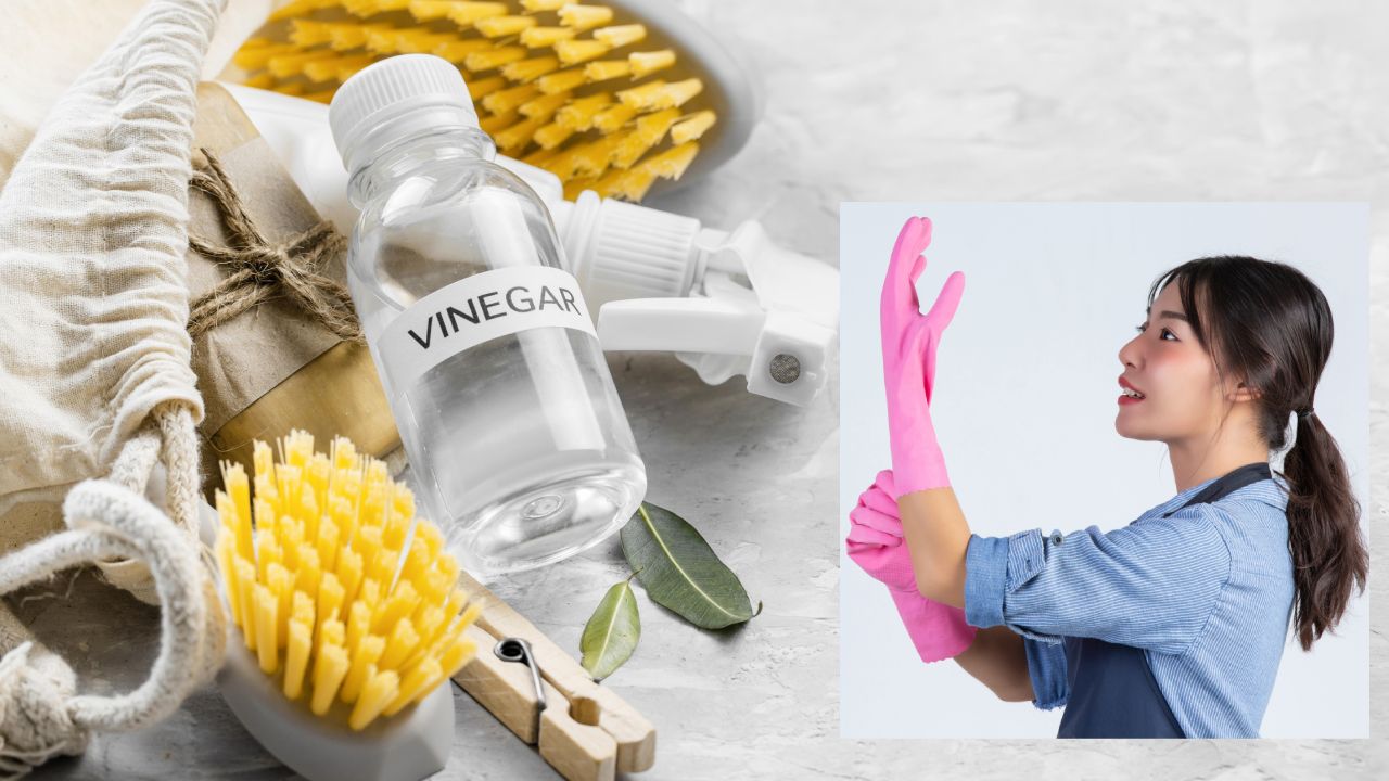 guantes limpieza con vinagre