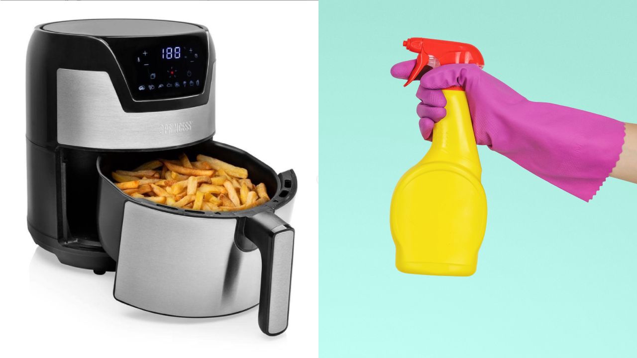 lavar freidora de aire