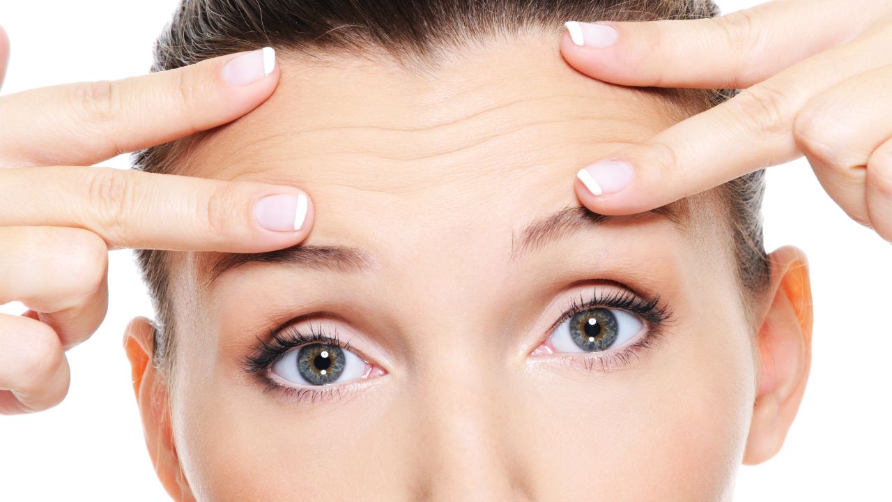 mascarillas para las arrugas en la frente