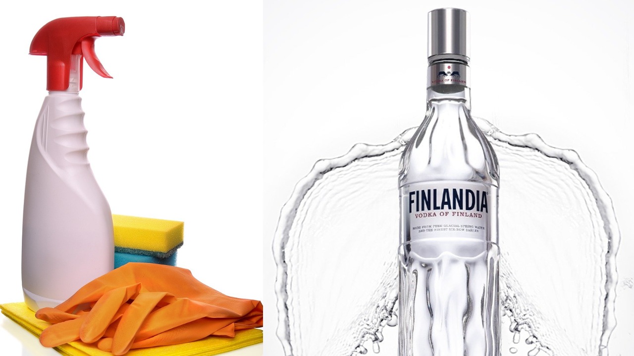 cosas que puedes limpiar con vodka
