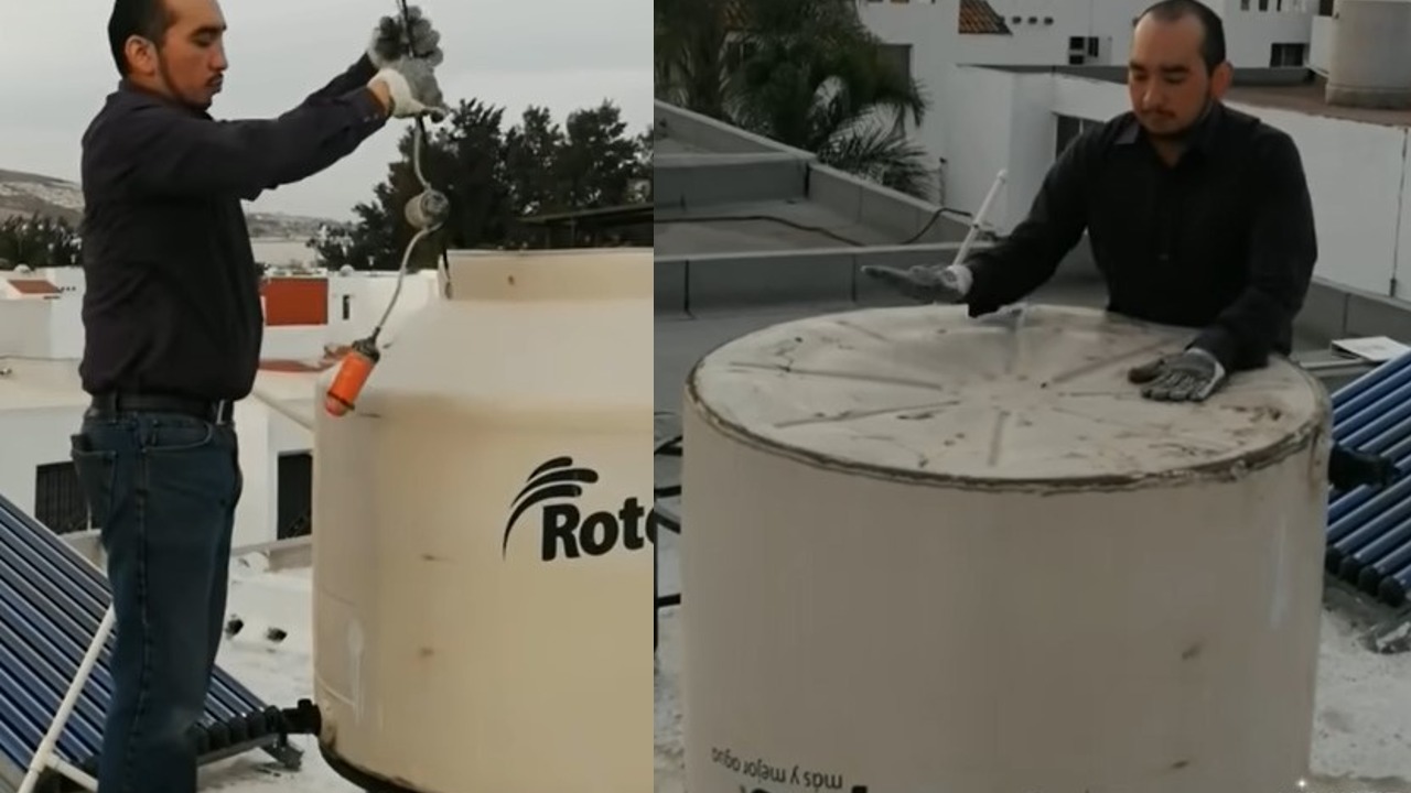 debes lavar el tinaco de tu casa