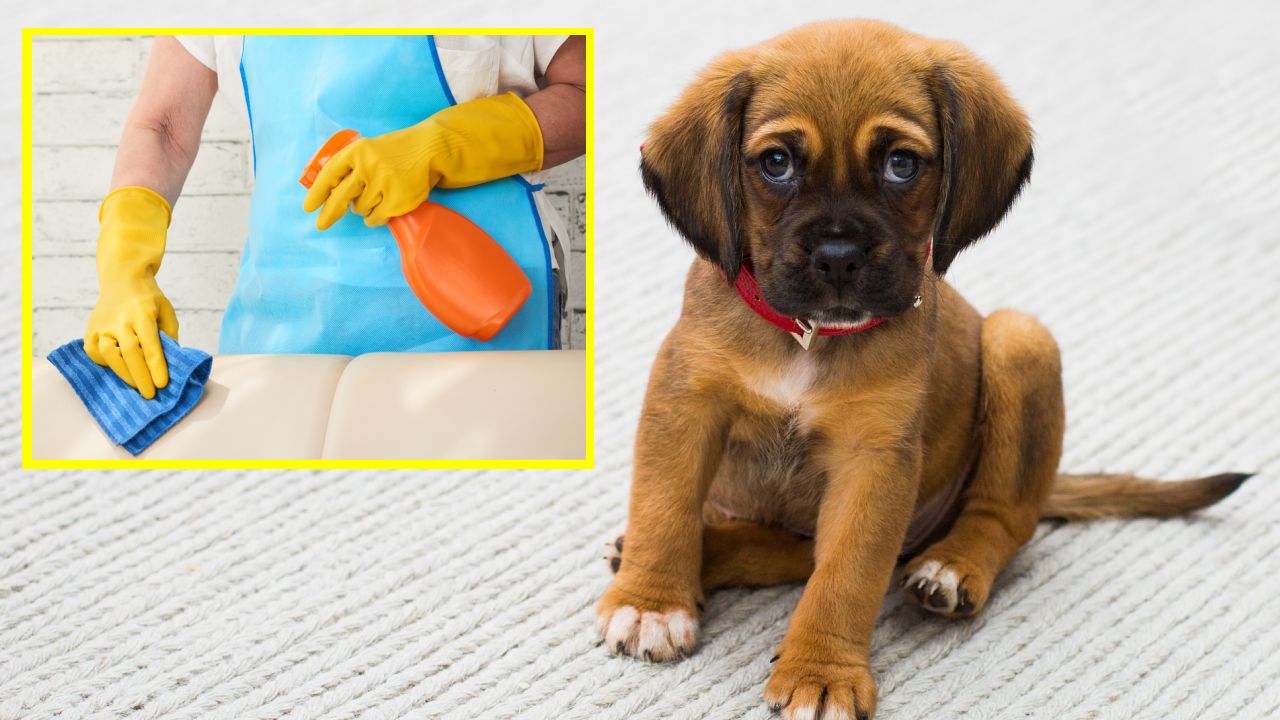 Quitar manchas de orina de perro