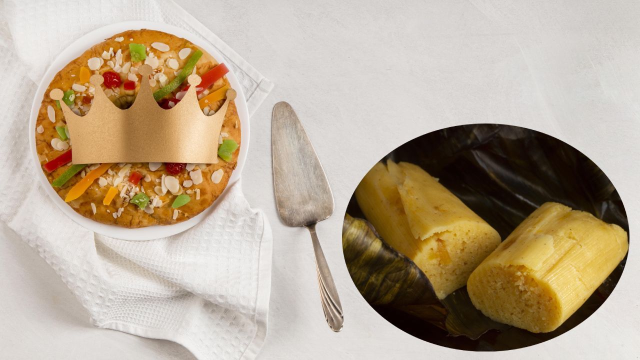 tamales rosca de reyes