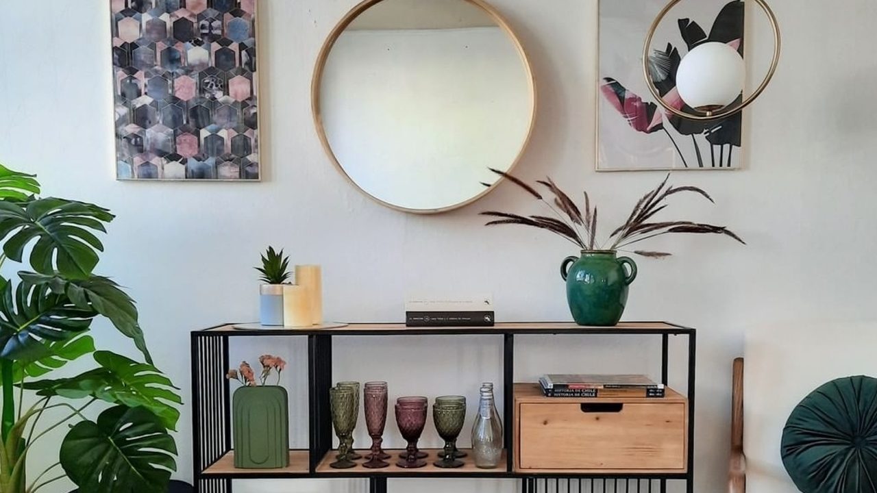 recibidor moderno y minimalista