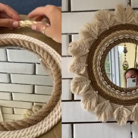 espejo decorado