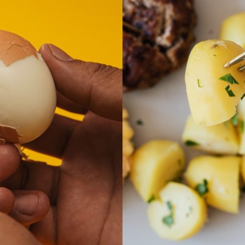 agua hirviendo ablanda papas y endurece huevos