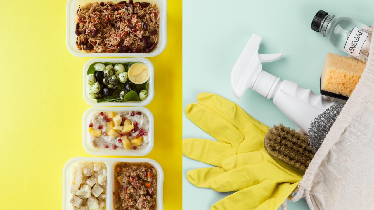 elimina hongos y moho de los tuppers