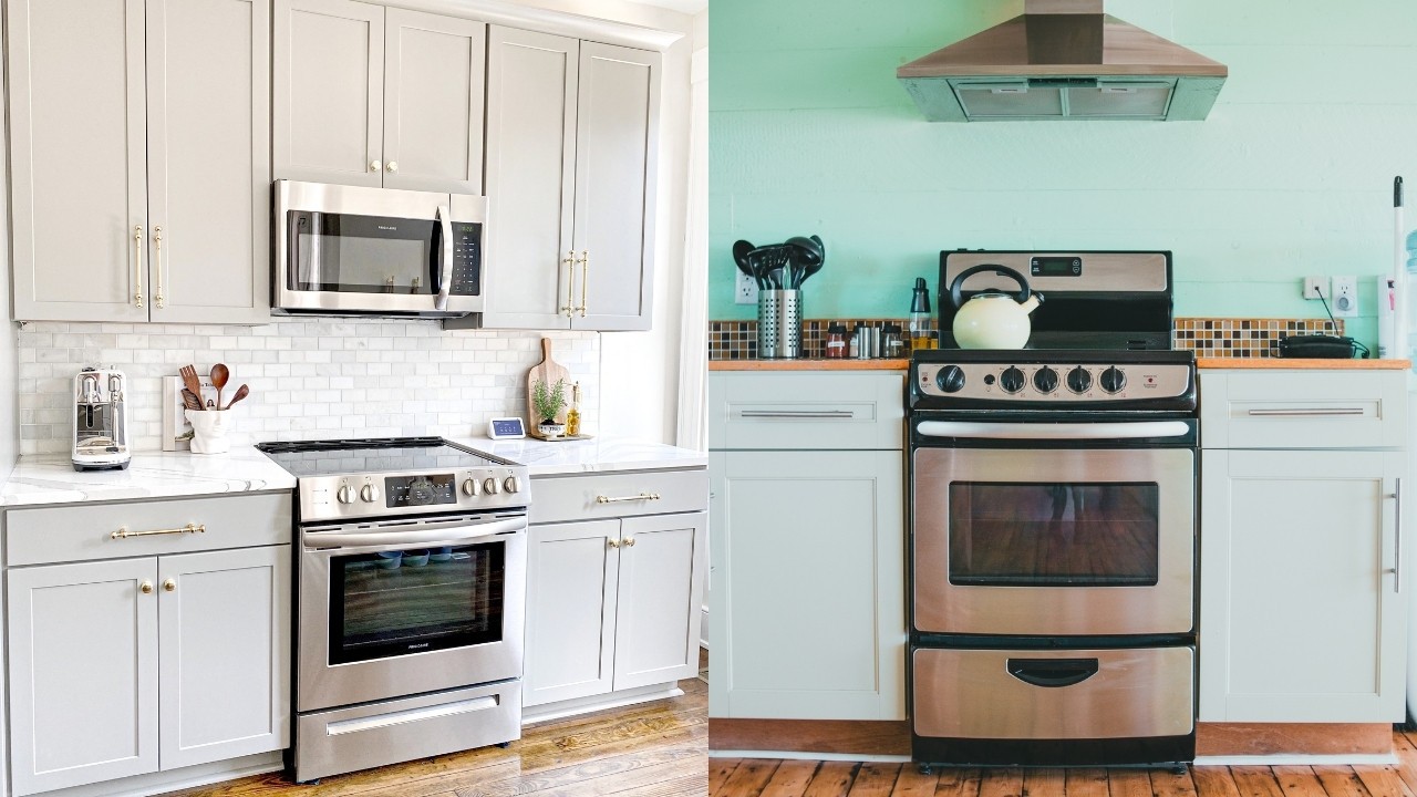 estufa electrica y estufa de gas