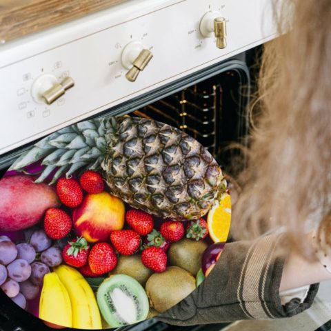 frutas al horno pueden madurar