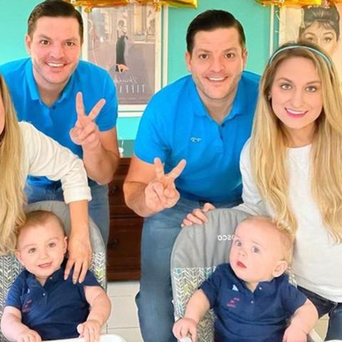 Gemelas casadas con gemelos se embarazan