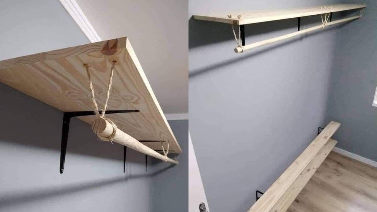 hacer un clóset con poco dinero