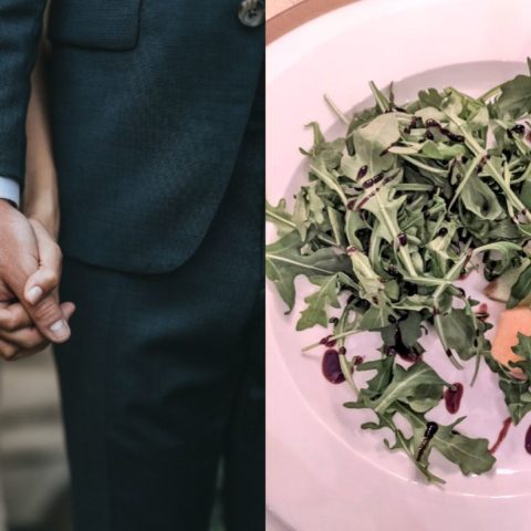 platillo vegano en boda viral