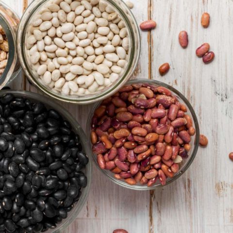 guardar los frijoles crudos