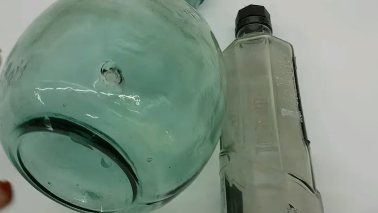 hacer hoyos en el vidrio