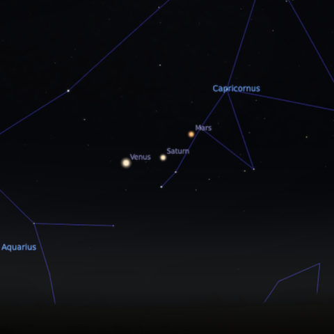 conjunción planetaria marzo 2022
