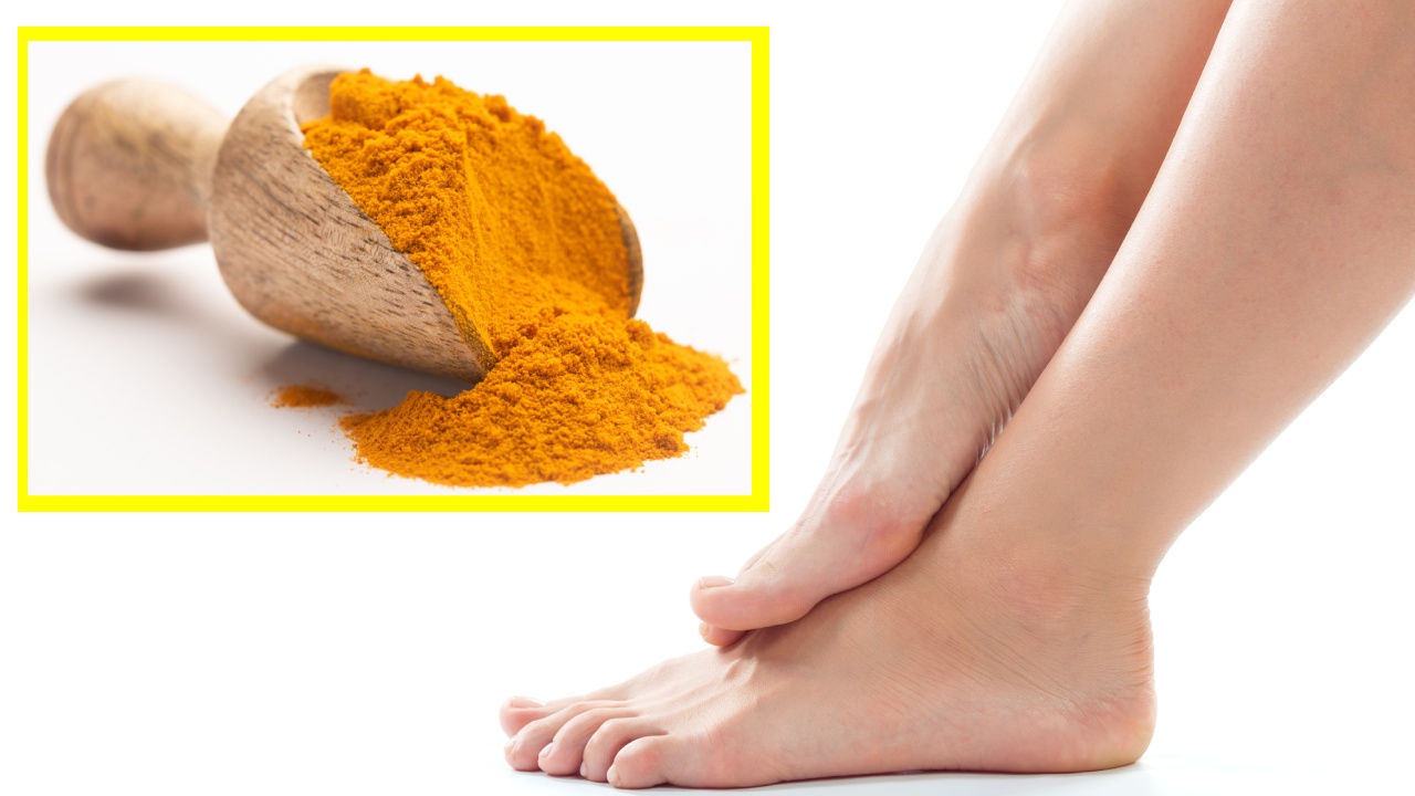 cúrcuma para combatir los hongos en los pies