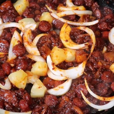 receta facil y economica de salchichas