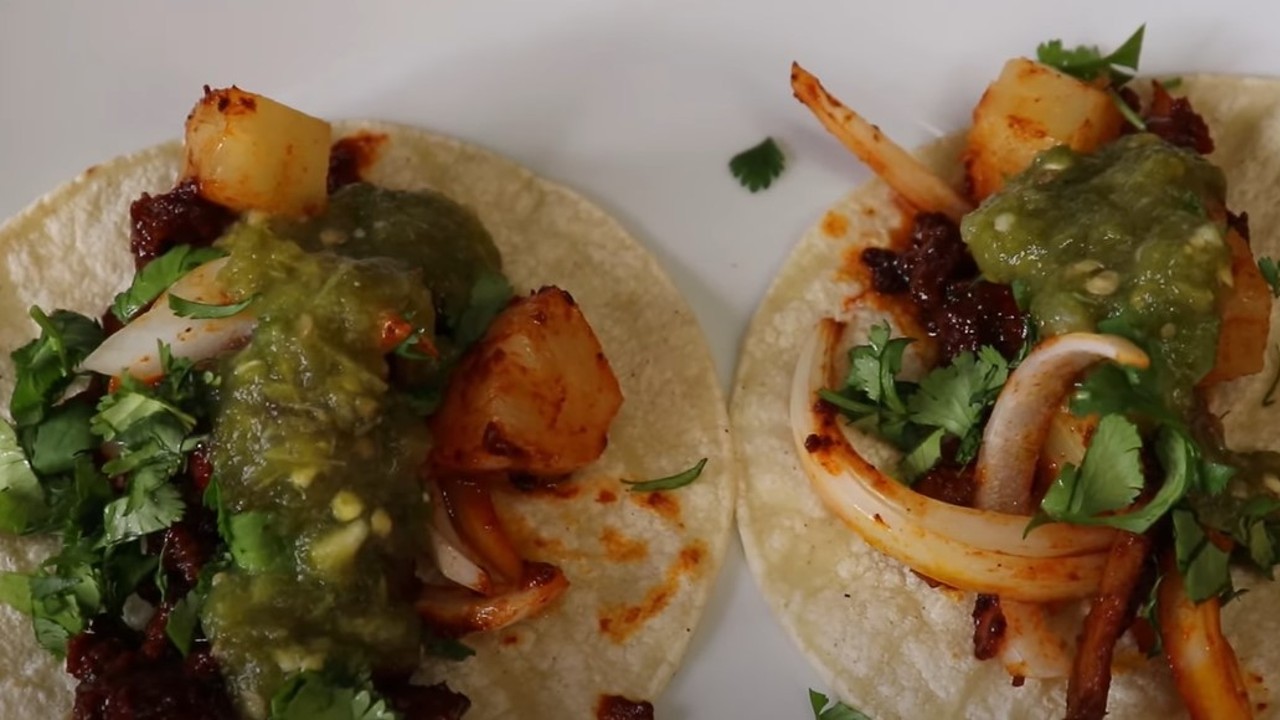 salchichas al pastor con pina